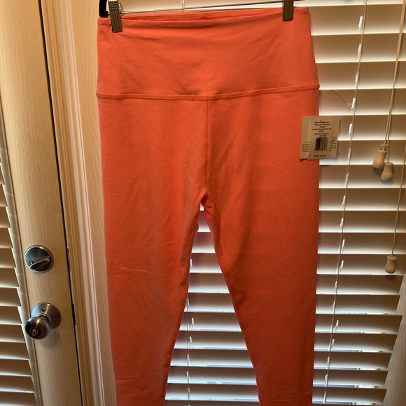 NWT- Beyond Yoga Spacedye XL Leggings.  Bright pink/ orange color - Picture 1 of 3